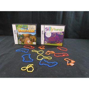Nintendo DS  Silly Bandz Action Game + Cradle of Rome‎ Game Tested Work